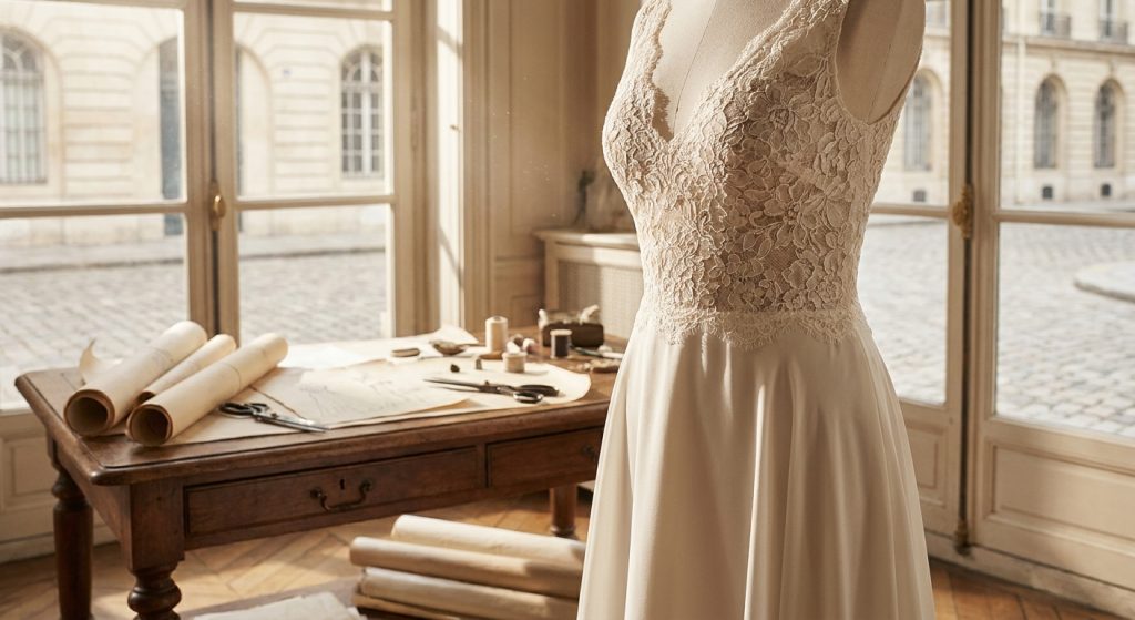 Cymbeline, 50 ans de savoir-faire dans la création de robes de mariée moderne et chic